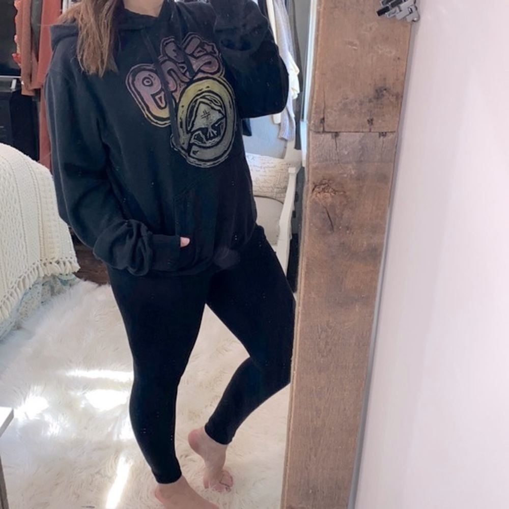 TOM SANDAVOL black sweatshirt size large - Picture 2 of 9